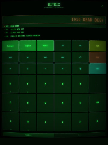 BITRIX: Bit Calculator iPad screenshot