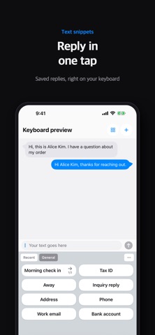 Clip Keyboard: Paste Snippets Screenshot 1 of 5