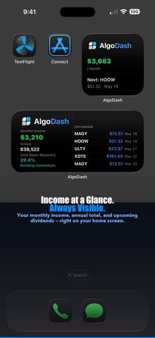 AlgoDash:Dividend Intelligence Screenshot 1 of 10
