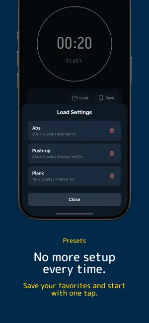 MuscleTimerPro screenshot 3