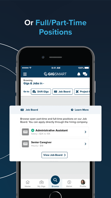 GigSmart Get Gigs iPhone screenshot 7 - Business app