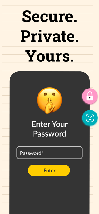 Secret Diary with Lock & Notes Screenshot 1 of 7