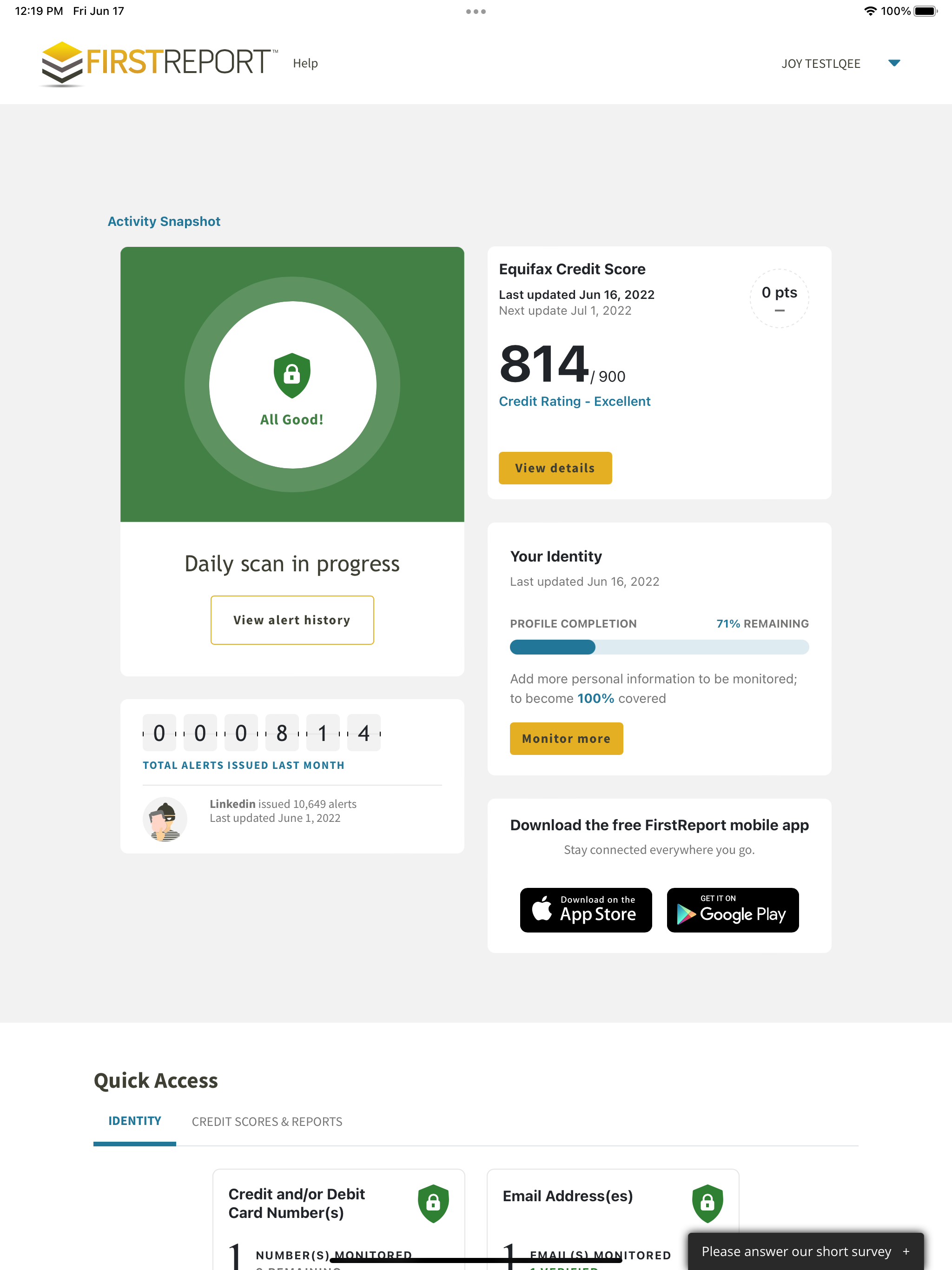 FirstReport screenshot 7