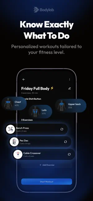 BodyLab: AI Workout Planner screenshot 3