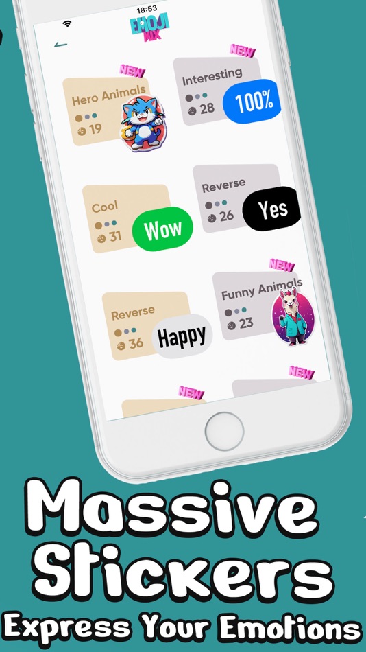 #7. Emoji Merge: Mix Sticker Maker (iOS) 由: Stickers Craft Studio
