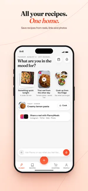 PlannyMeals: Save Recipes screenshot 1