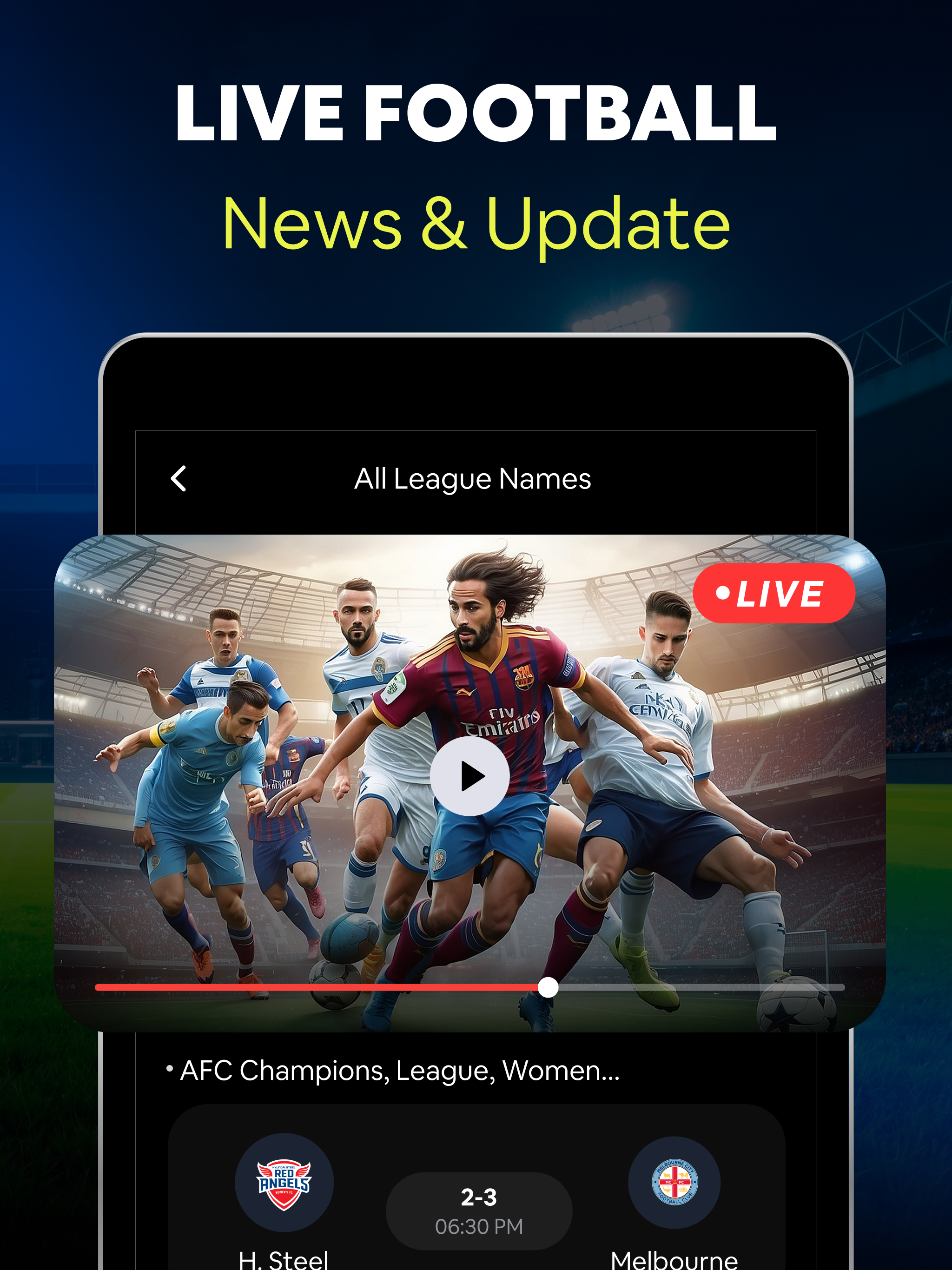 Live Football TV : HD TV Score screenshot 10