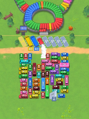 Car Jam Loop: Bus Parking Line iPad screenshot