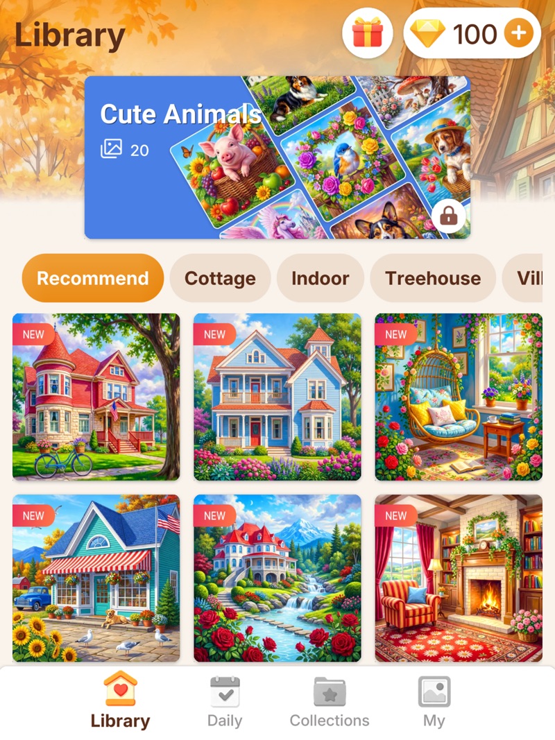House Jigsaw Puzzle Game official gameplay screenshot 2