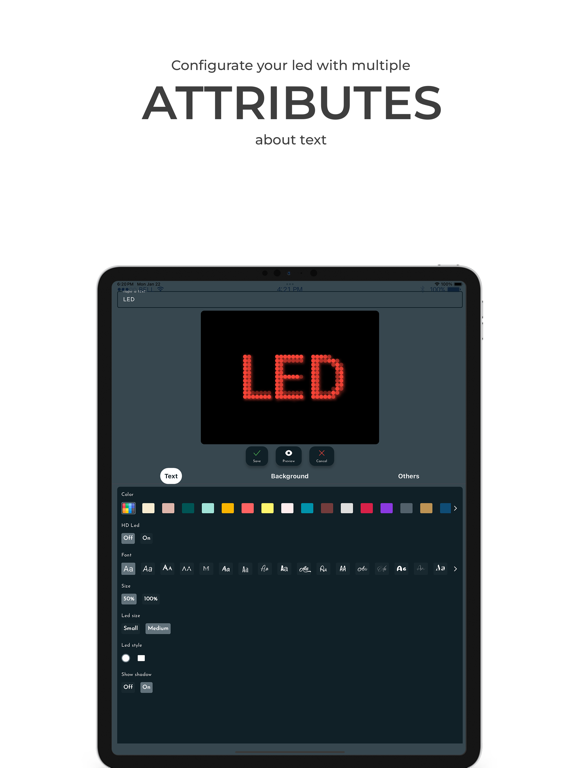 Led Board - Led Banner iPad screenshot 4 - Entertainment app