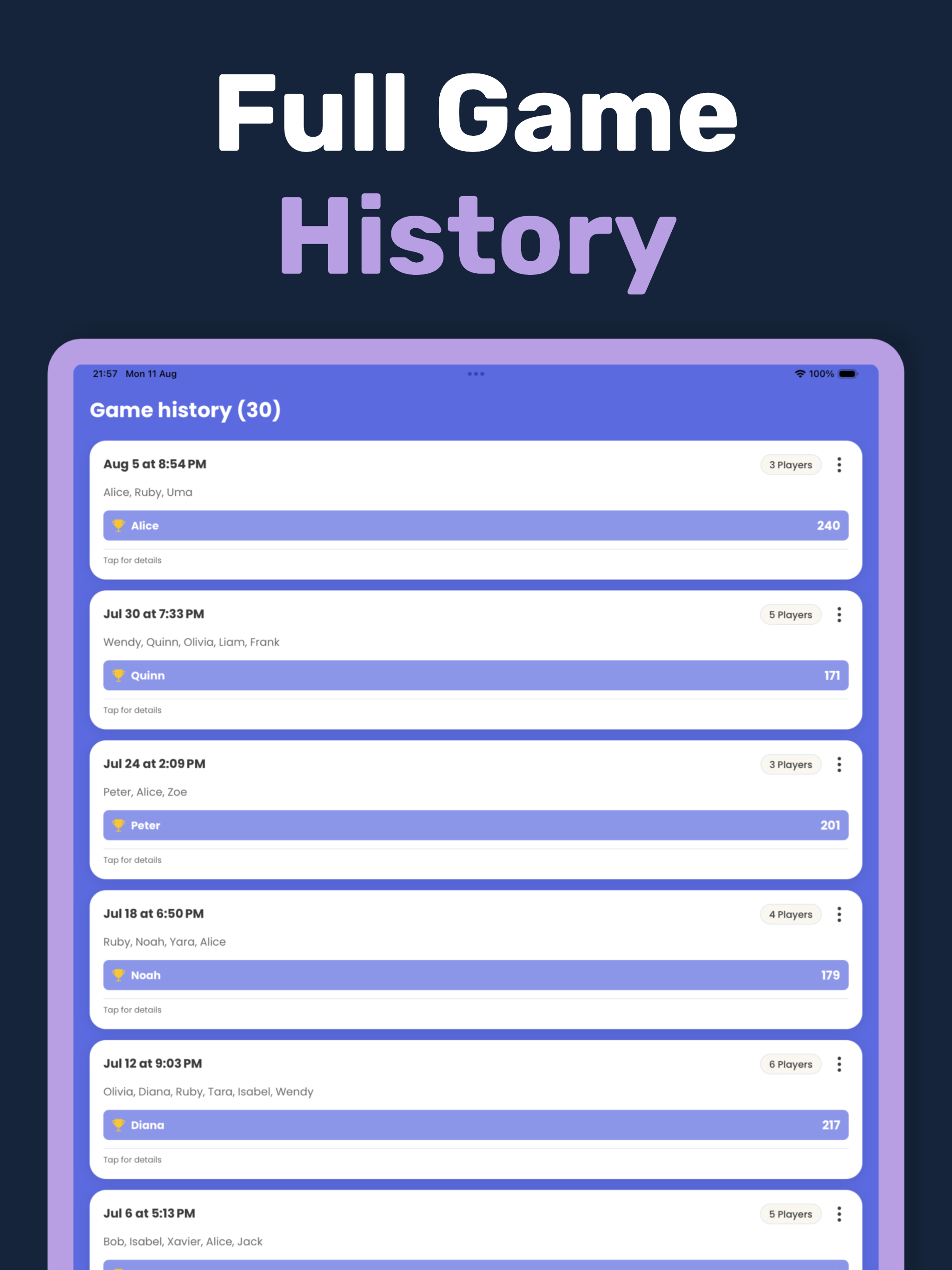 Dicey Combos: Yatzy Scorecard screenshot 9