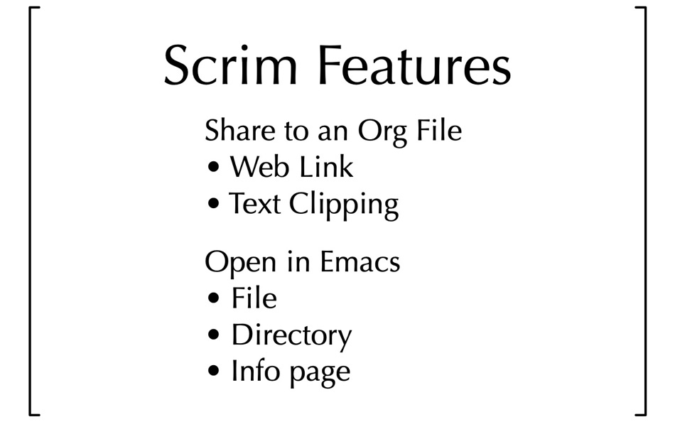 #3. Scrim - Org Protocol Proxy (macOS) Podle: Charles Choi