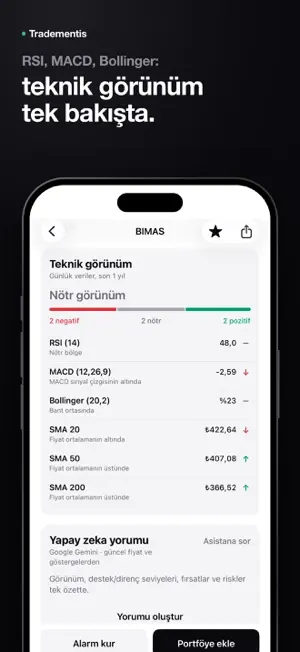 Tradementis: Borsa Takibi screenshot 4