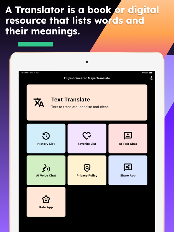 English - Tok Pisin Translator iPad screenshot