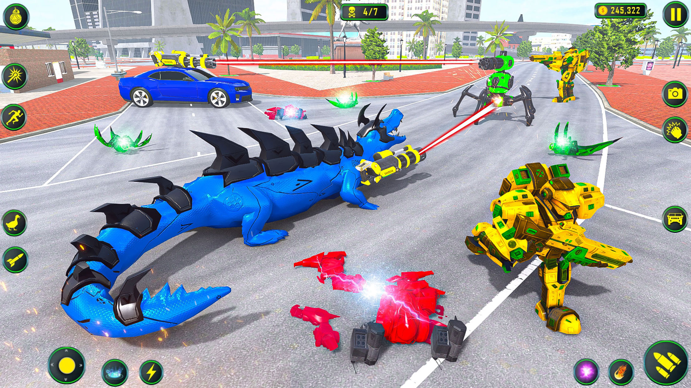 Animal Crocodile Robot Game 3D