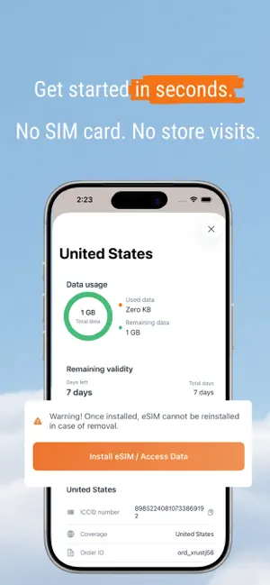 ByeRoaming: Global Travel eSIM screenshot 4