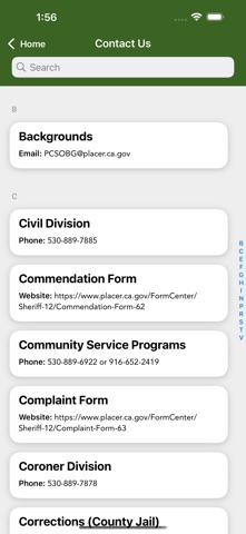 Placer County Sheriff Screenshot 2 of 3