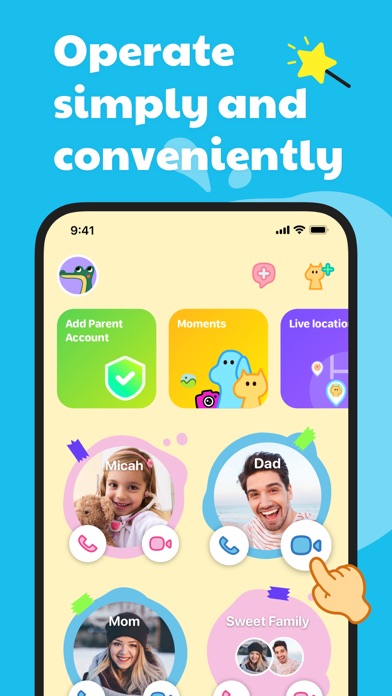 JusTalk Kids - Safe Messenger Screenshot