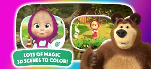 Masha and the Bear Magic Color screenshot 2