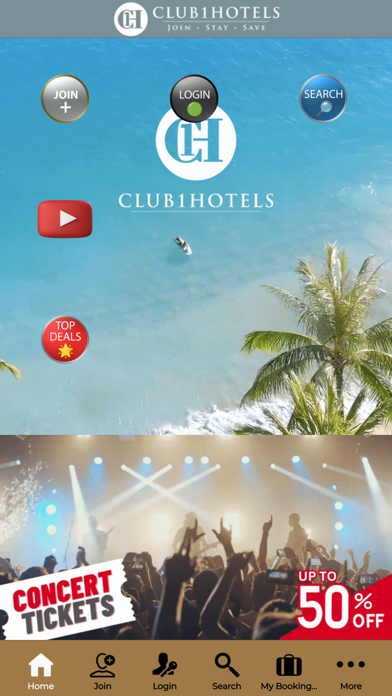 Club 1 Hotels Screenshot
