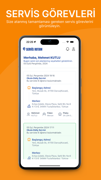 Servis Rotam - Sürücü Screenshot