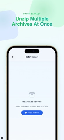 Unzip: RAR ZIP File Extractor iPhone screenshot