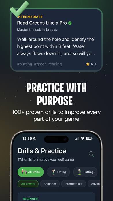 ClutchCaddie: AI Golf Caddy iPhone screenshot 5 - Sports app
