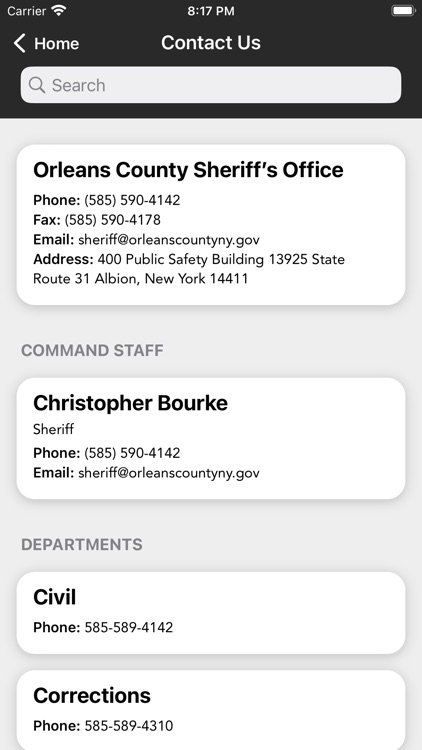 Orleans County Sheriff NY