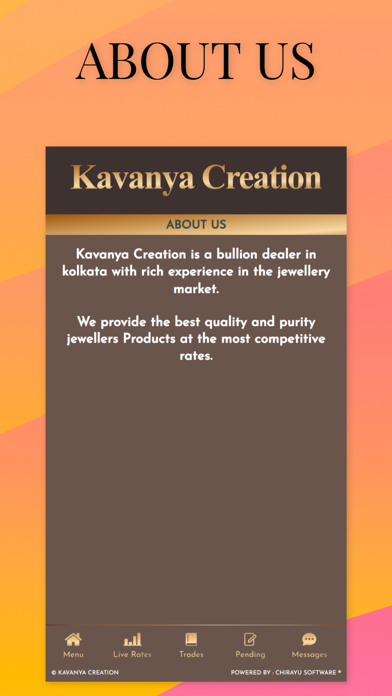 Kavanya Creation Screenshot