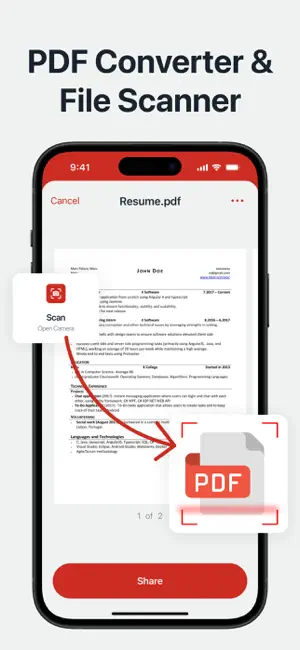 PDF Converter • File Editor screenshot 1