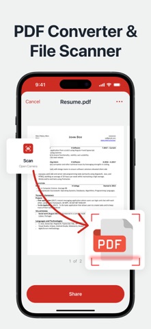 PDF Converter • File Editor iPhone screenshot