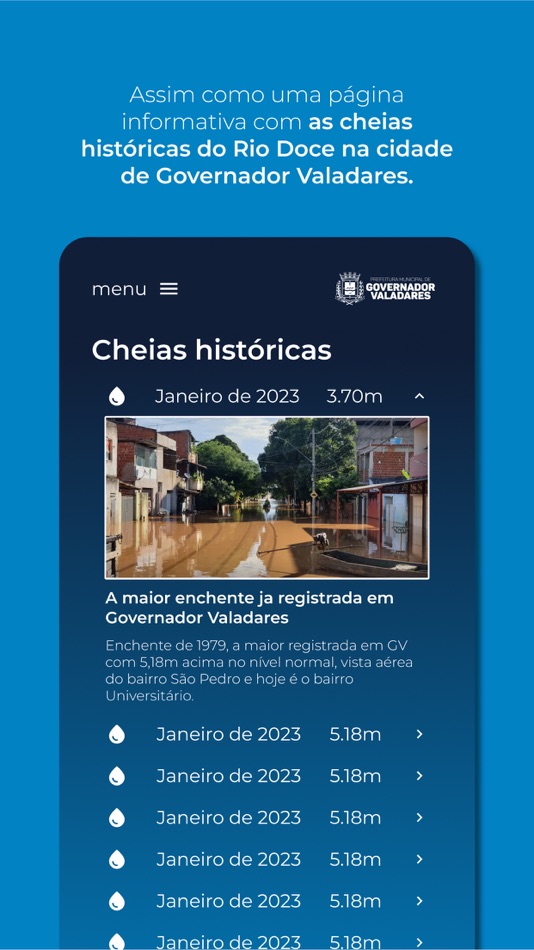 #6. Rio Doce Alerta (iOS) 由: Prefeitura Municipal de Governador Valadares