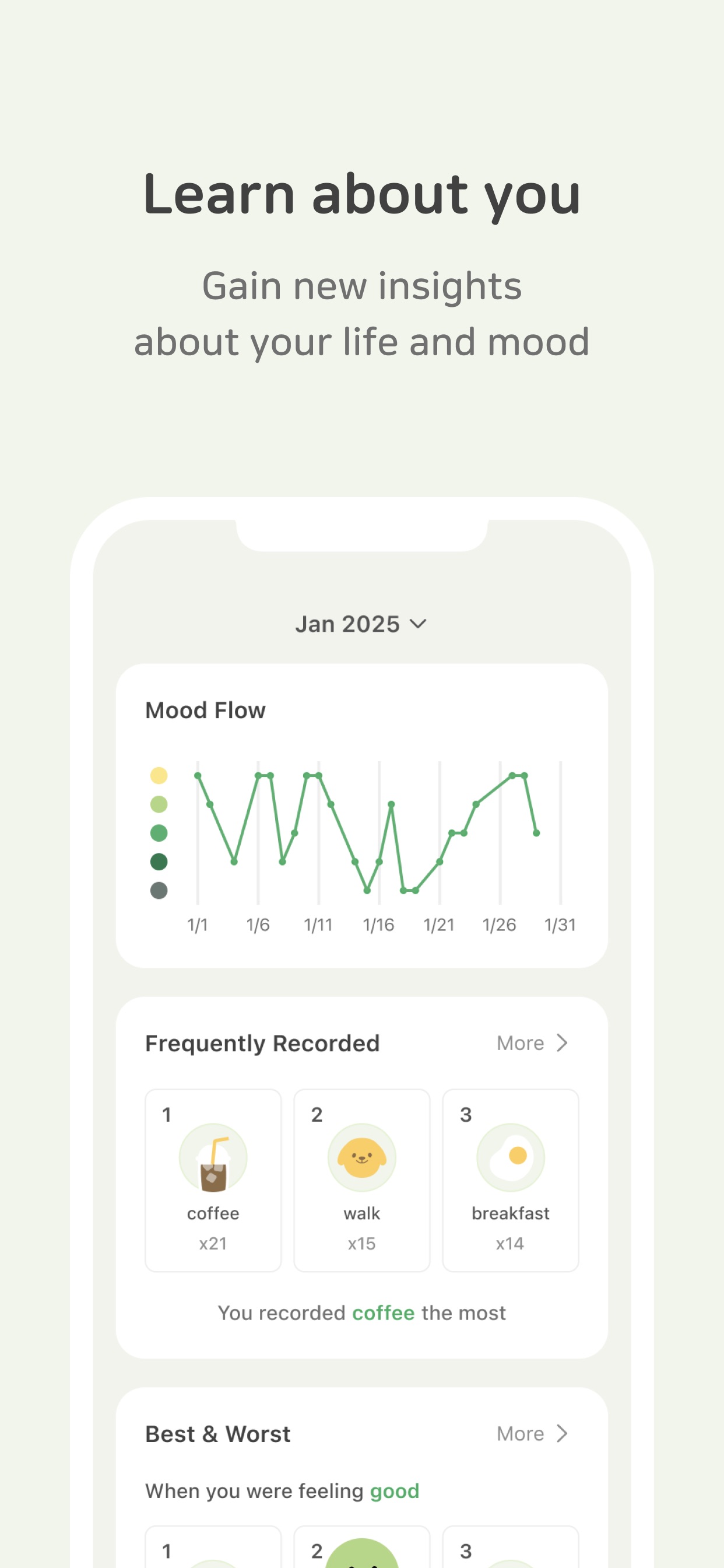 DailyBean - simplest journal 스크린샷 7