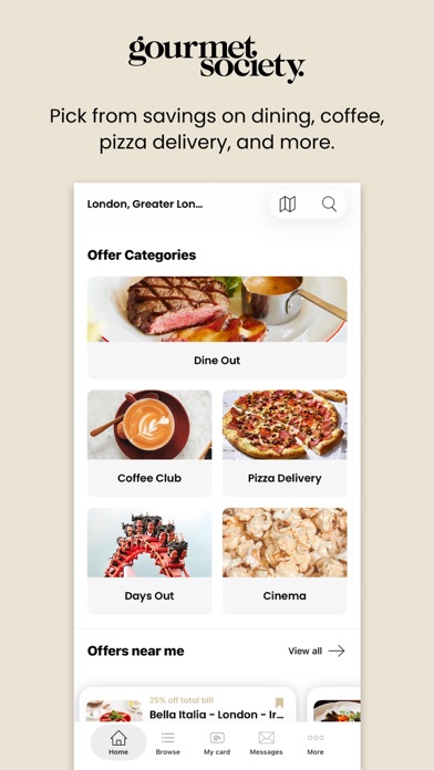 Gourmet Society - Plus iPhone screenshot 1