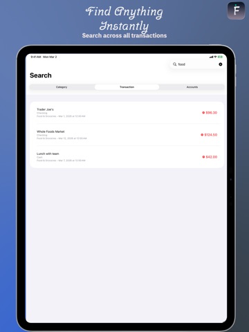 Finrup iPad screenshot