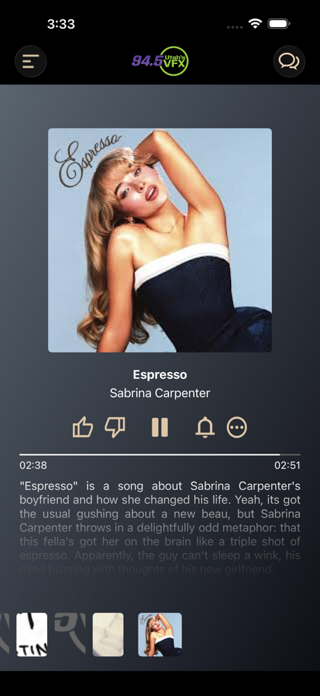 Utah's VFX 94.5 screenshot 1