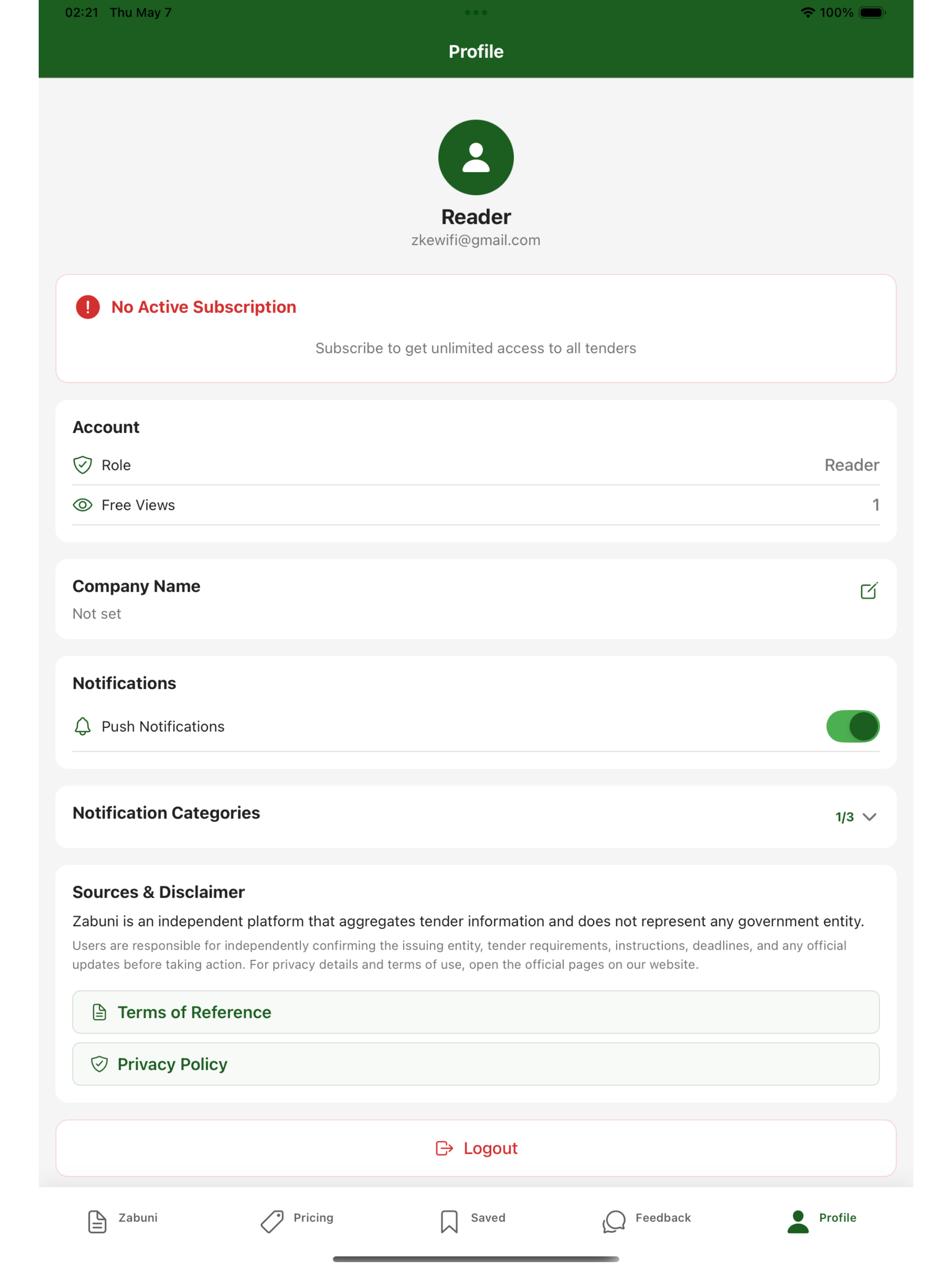 Zabuni screenshot 5