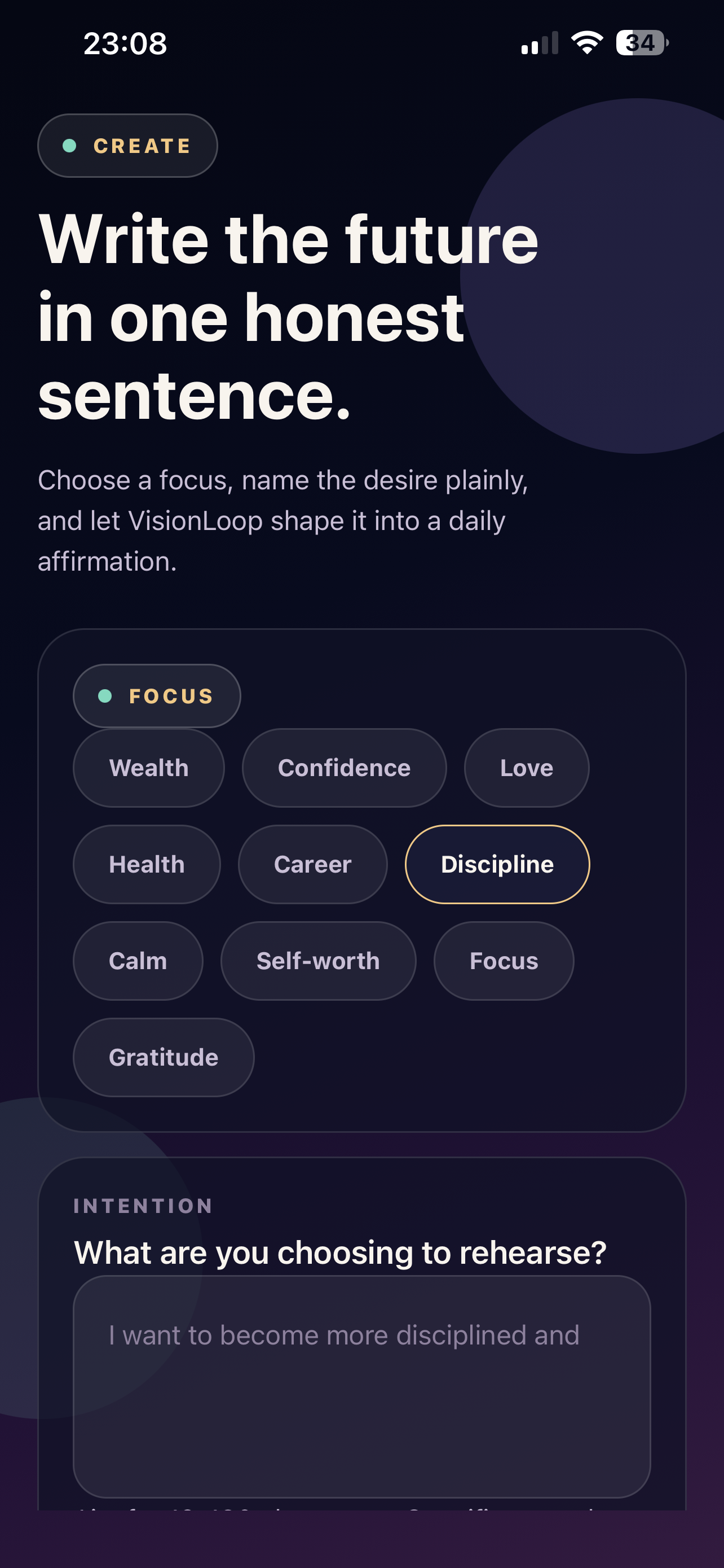 VisionLoop: Daily Intentions screenshot 4