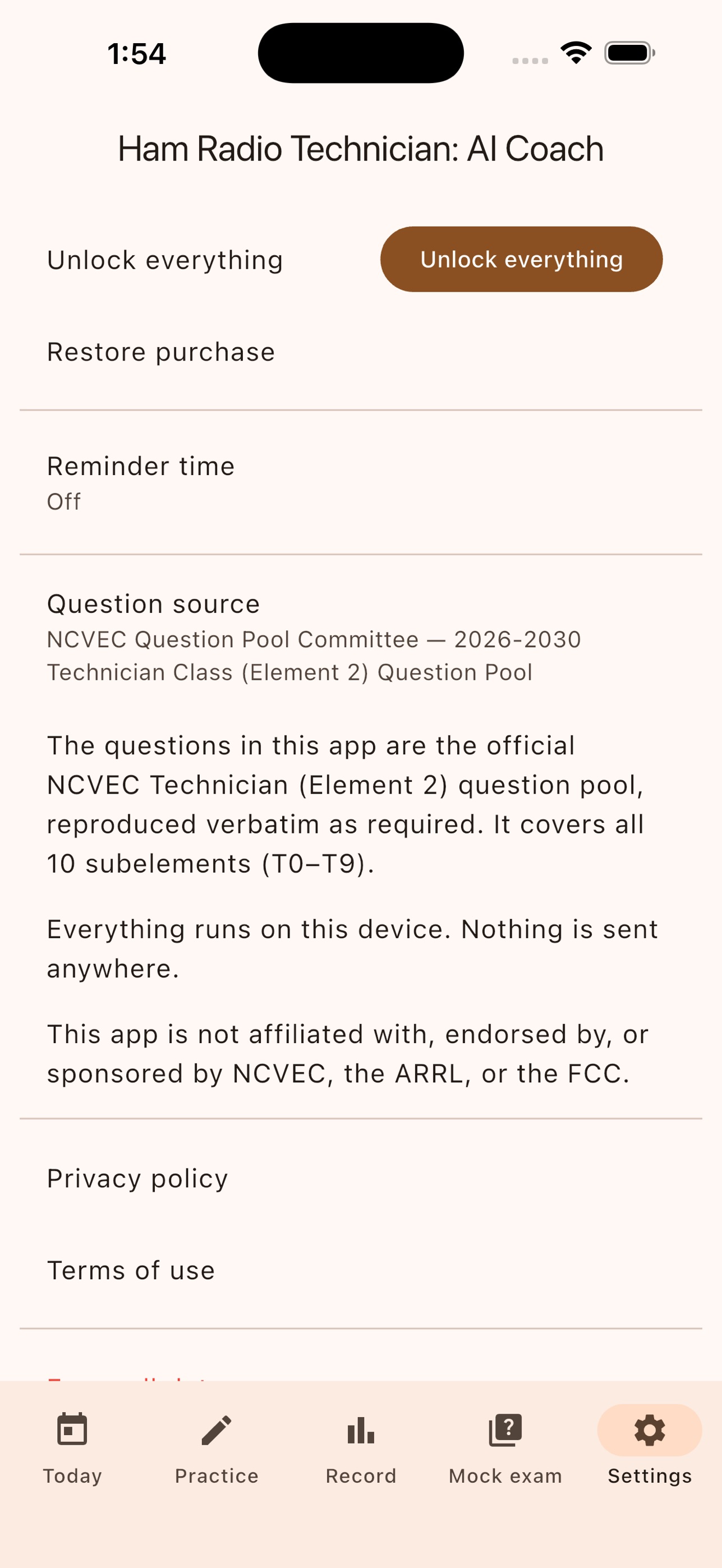 Screenshot 5 of Ham Radio Technician: AI Coach
