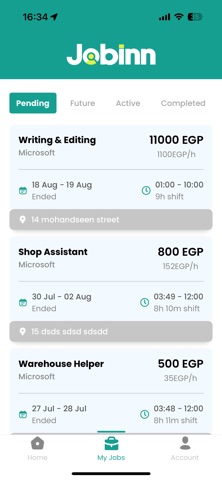 Jobinn screenshot