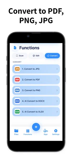Scanner PDF : Convert and sign iPhone screenshot 2