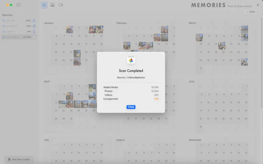 Screenshot von Memories: Photo&Video Archive auf dem iPhone 2