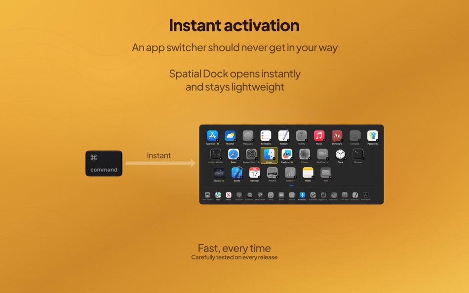 #4. Spatial Dock - App Switcher (macOS) Von: LogiBeam