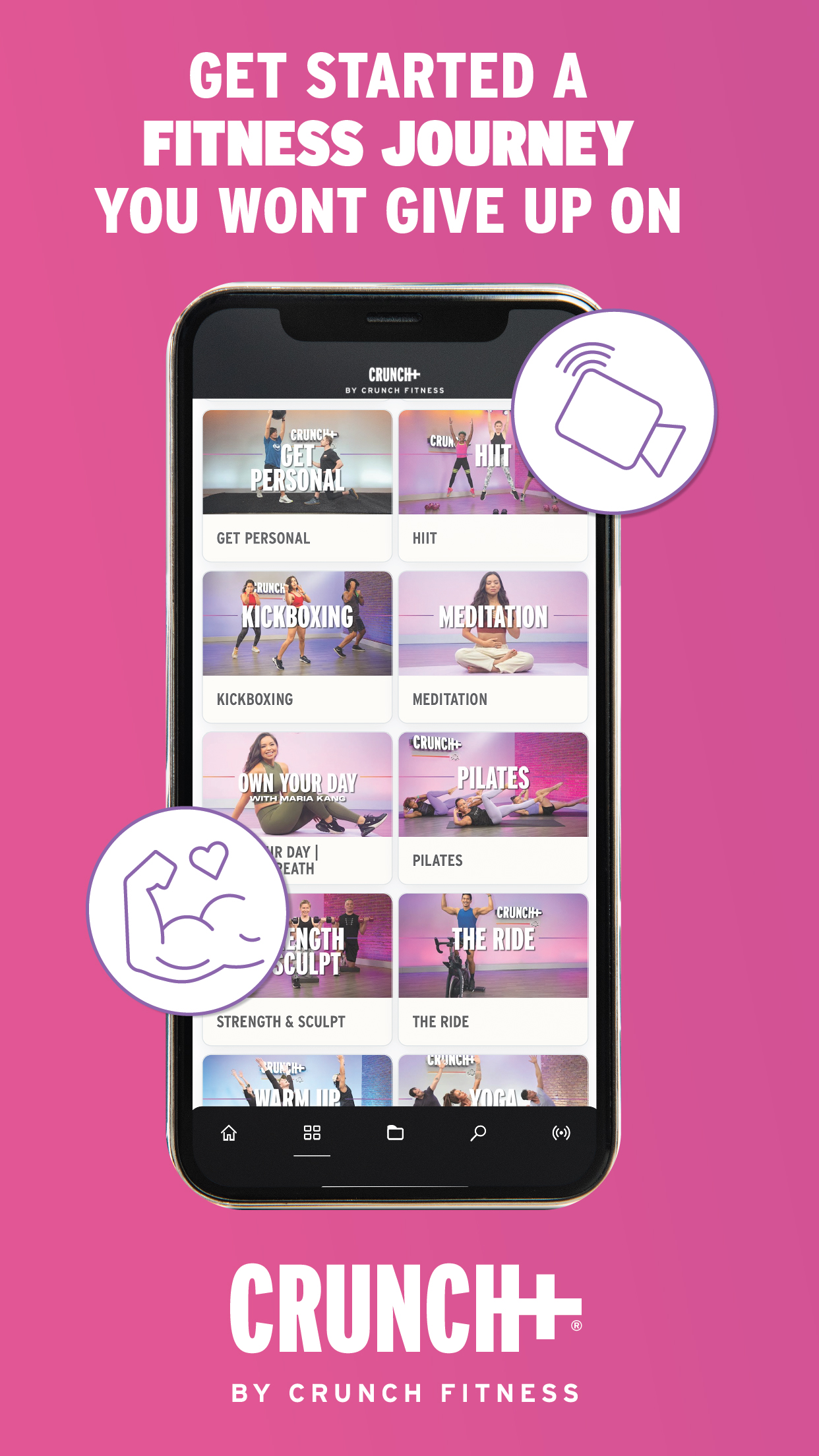 Crunch+ On-Demand Fitness