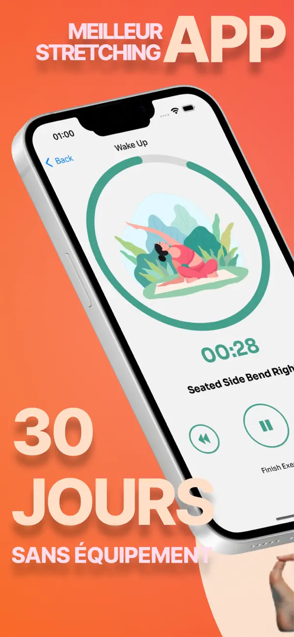 Screenshot #1 pour Étirements & Yoga : Planq
