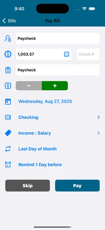 myAccountsPro screenshot 4 of 9