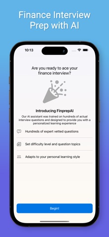 FinprepAI: Interview Prep Screenshot 1 of 3