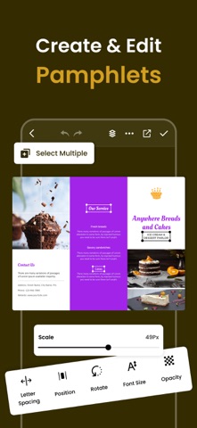 Brochure Maker: Create Catalog iPhone screenshot