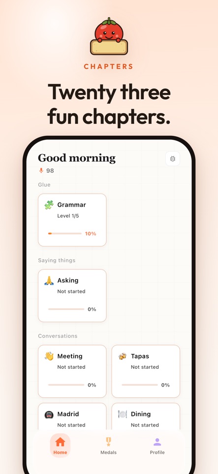 Tapas Talk: Learn Spanish screenshot 1