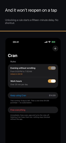 Block Apps: Cran Screenshot 2 of 5
